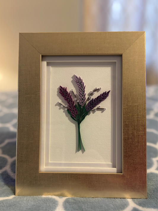 Quilled Lilacs